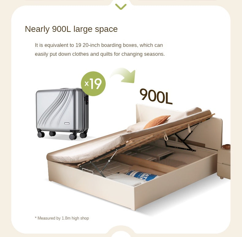 Rubber wood, Poplar solid wood white open box bed