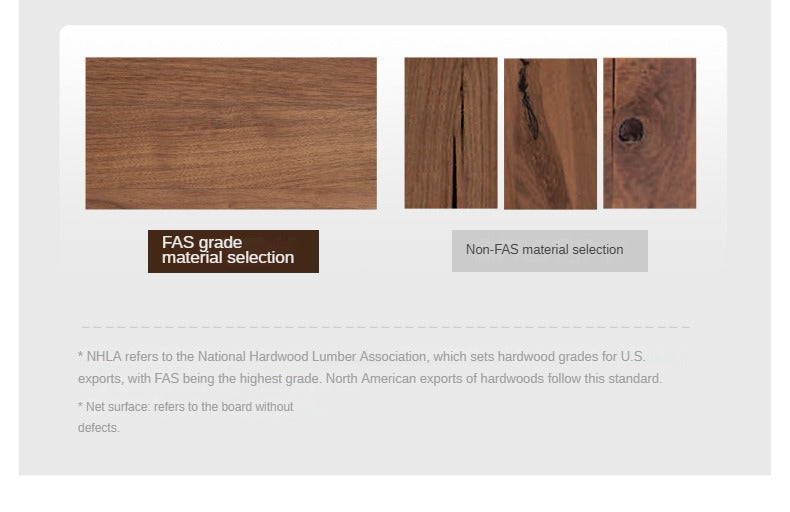 Black Walnut Solid Wood Leather Sofa.