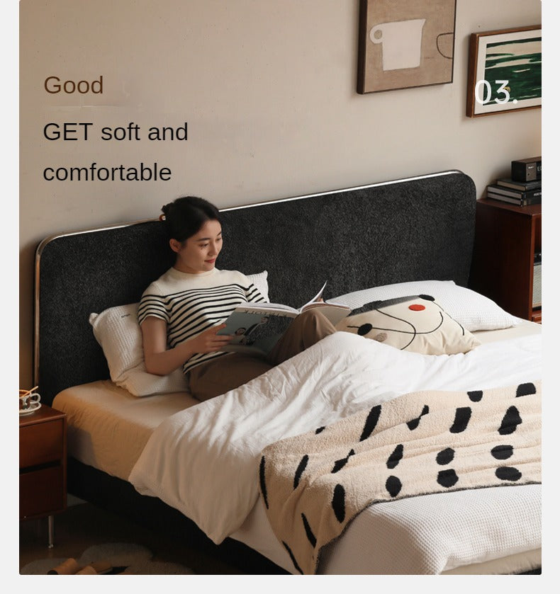 Fabric Bed Bauhaus Style Soft Bed