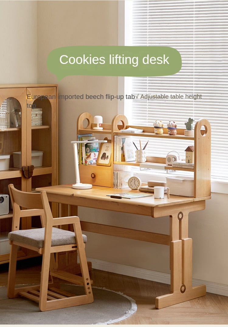 Beech Solid Wood Children's Study Table.