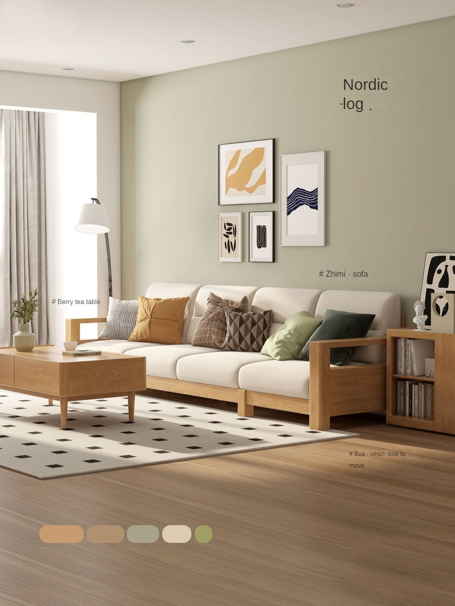 Ash Solid Wood Luxury Coffee Table