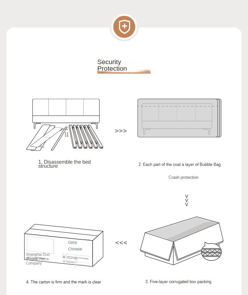 Ecological Cloud Leather High End Soft Bed Italian