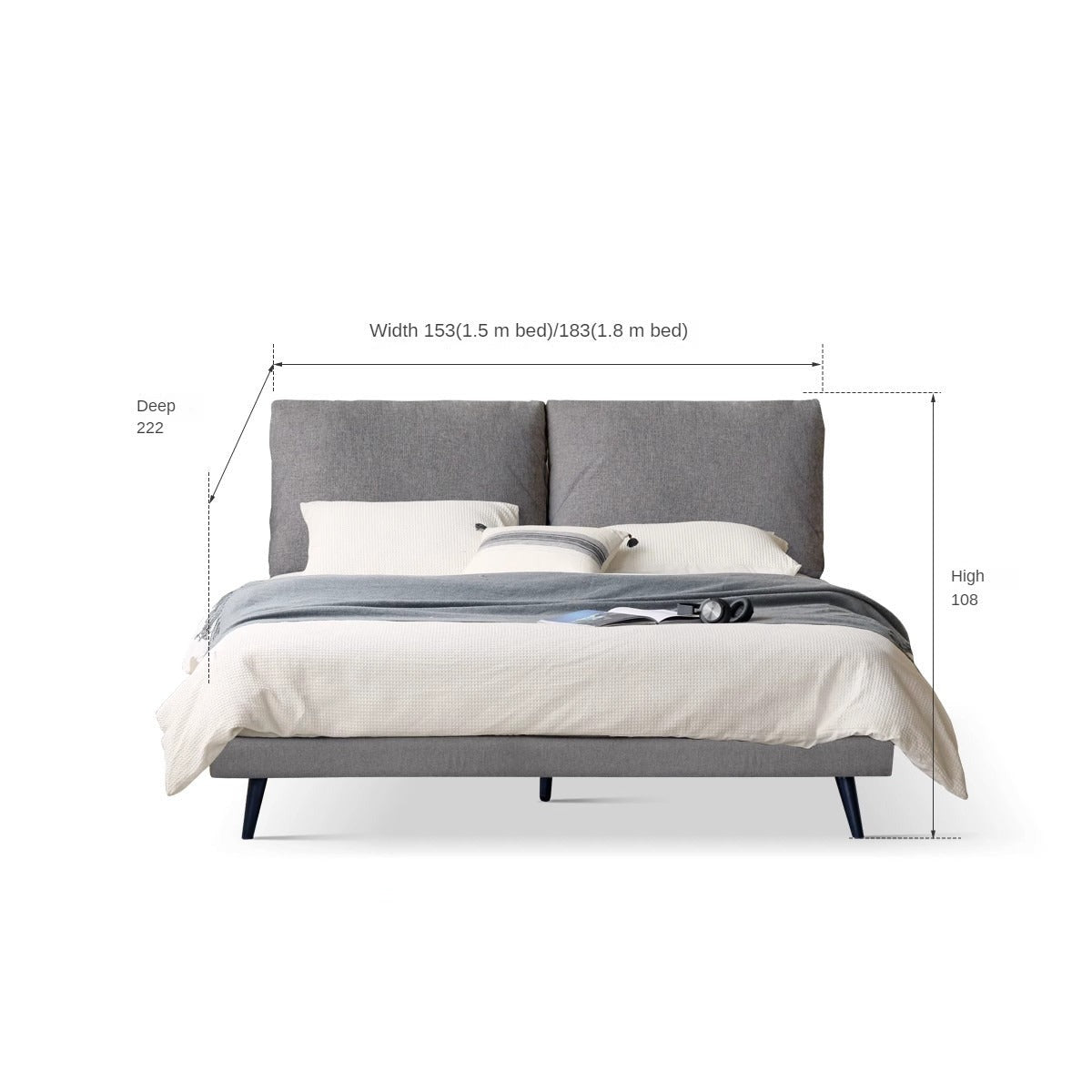 Technological Fabric Bed,Genuine Leather Bed