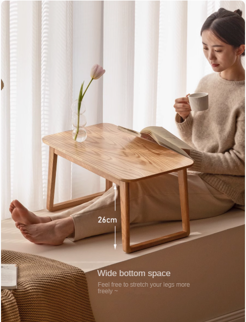Oak Solid Wood Bay Window Table