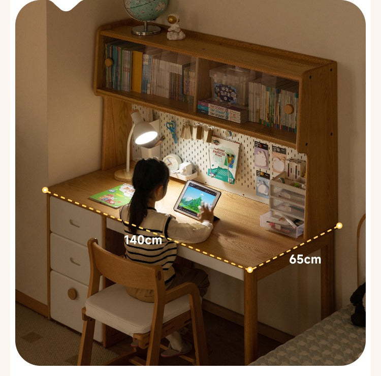 Oak Solid Wood Modern Children's Study Table