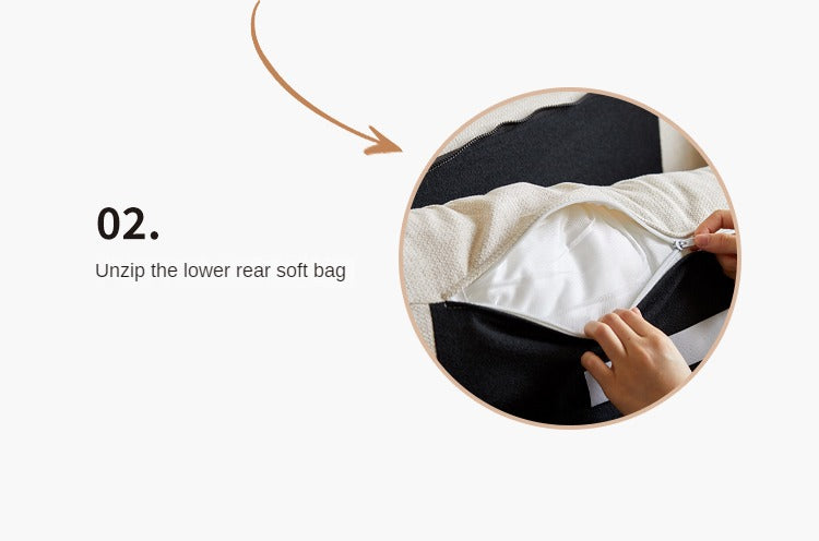 Imitation Cotton and Linen Fabric Bed