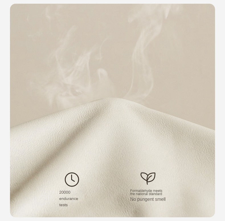 Oak, Rubber Wood Solid Wood Cream Technical Fabric Suspended Box Storage Bed