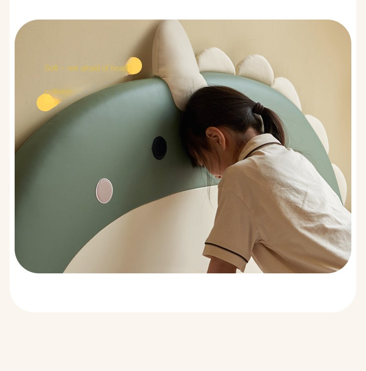 Organic Leather Children's Dinosaur Bed Cartoon Bed<
