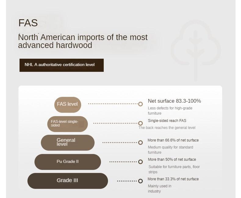 Black Walnut, Ash, Solid Sandalwood Wood Leather Top Layer Yellow Cowhide Sofa.