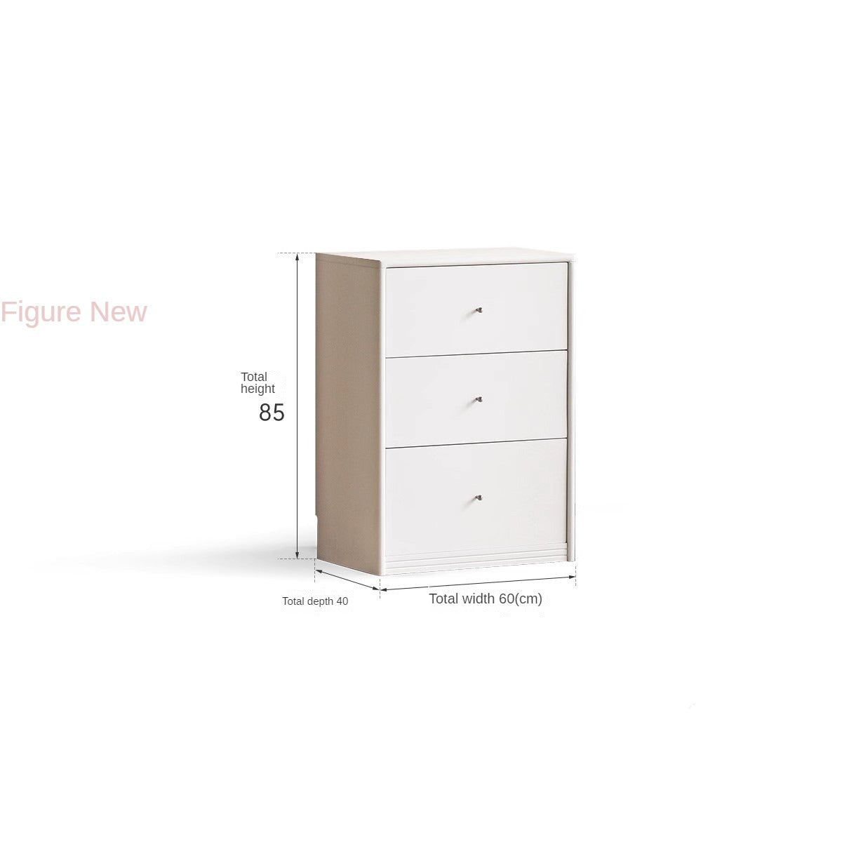 Solid RubberWood Bookcase Cream White Free Combination Glass Door Display Cabinet