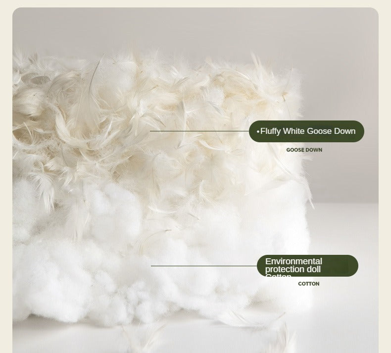 Cherry Solid Wood Leather Soft Suspended Bed