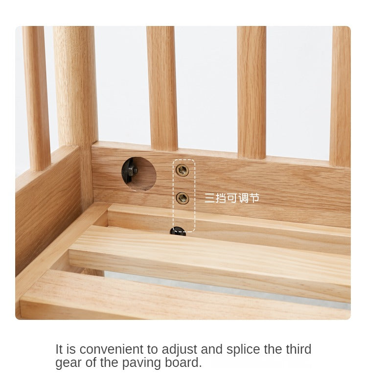 Oak solid wood Toddler Bed"