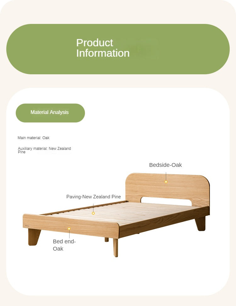 Oak solid wood Kids bed<