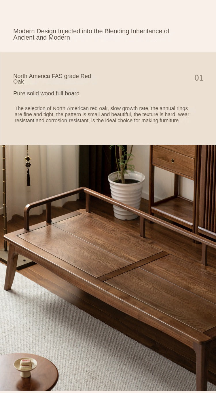 North American Black Walnut Solid Wood Dual Use Sofa.