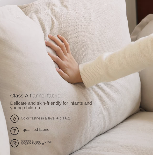 Fabric Straight Sofa Modern Simple,