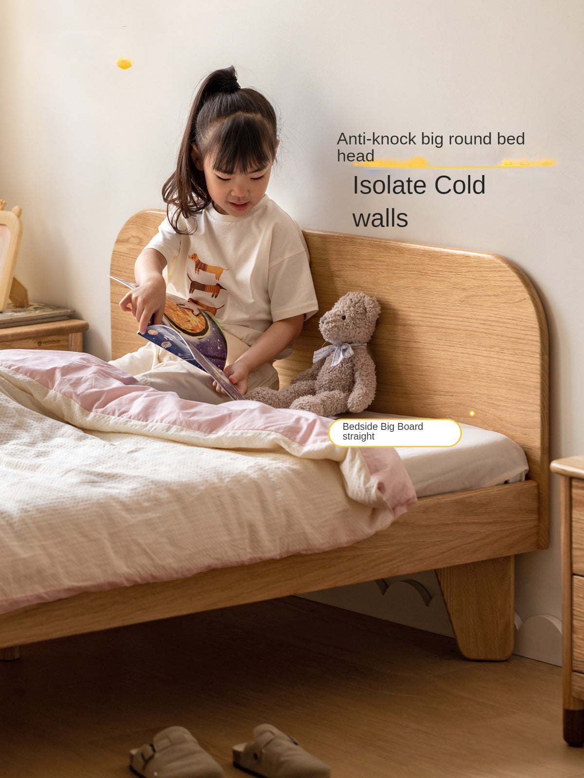 Oak solid wood Kids bed<