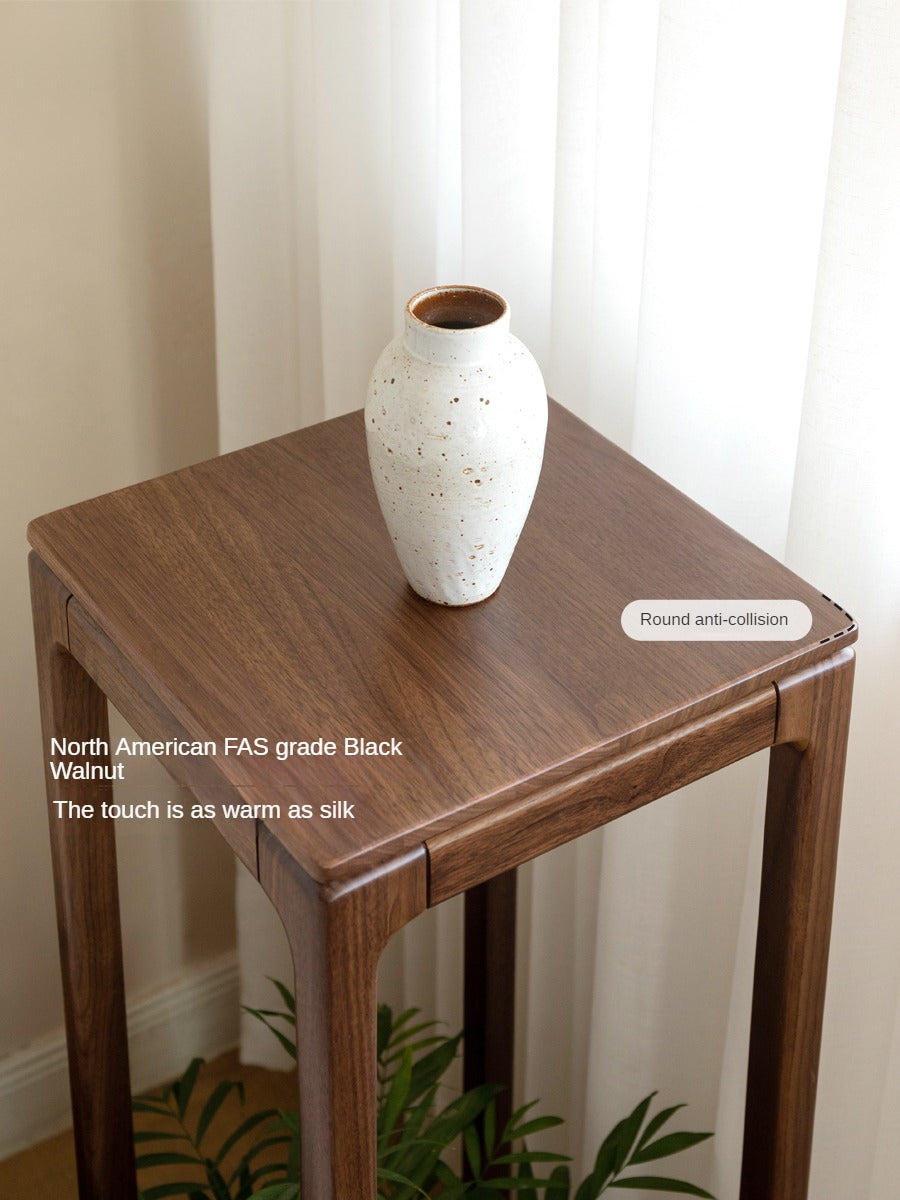 Black Walnut, Solid Sandal Wood Double Layer Storage Flower Frame