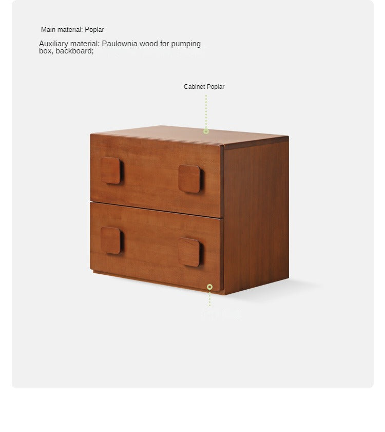 Poplar, Black Walnut, Ash, Cherry, Oak Solid Wood Retro Module Combination TV Cabinet.