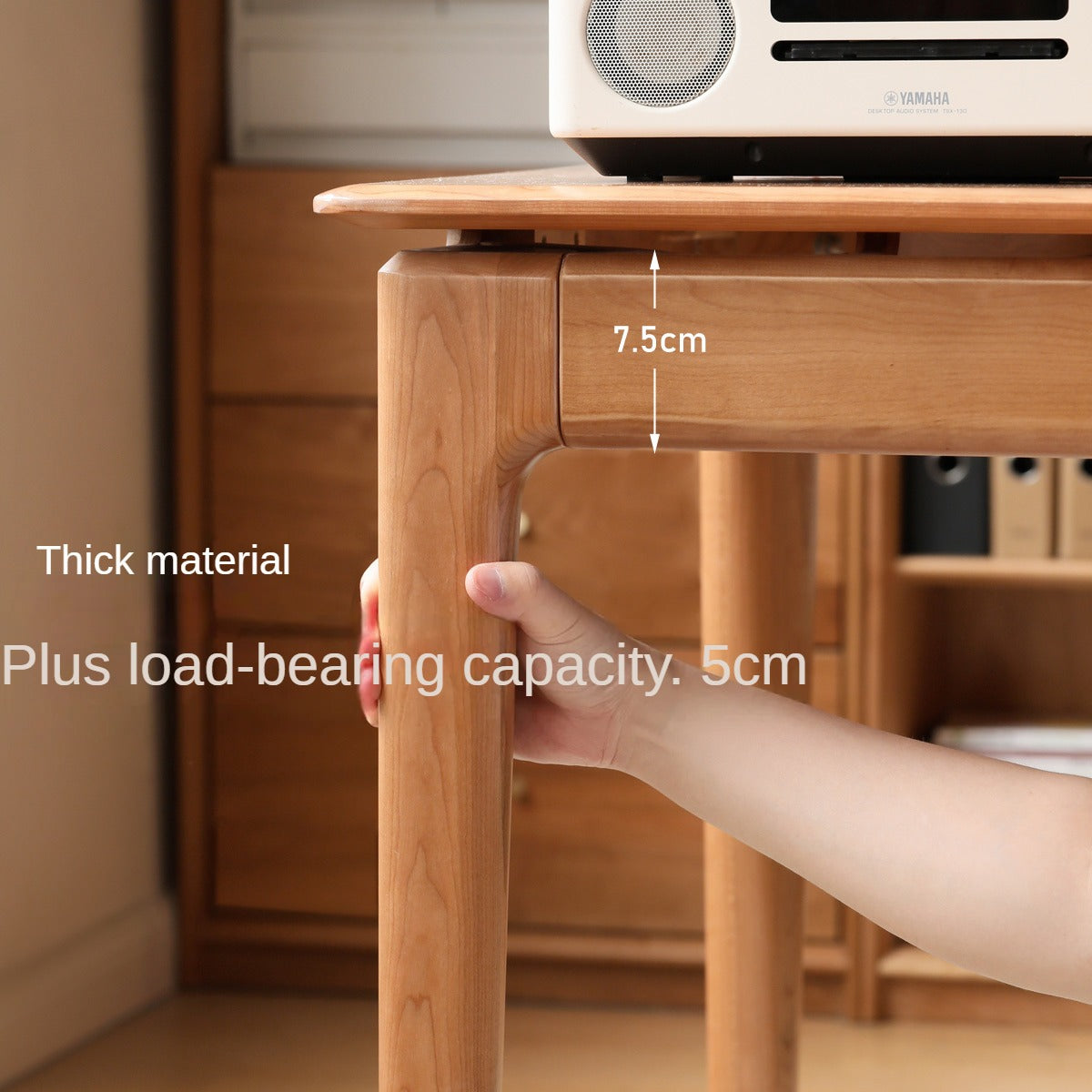 Cherry Solid Wood Large Office Table