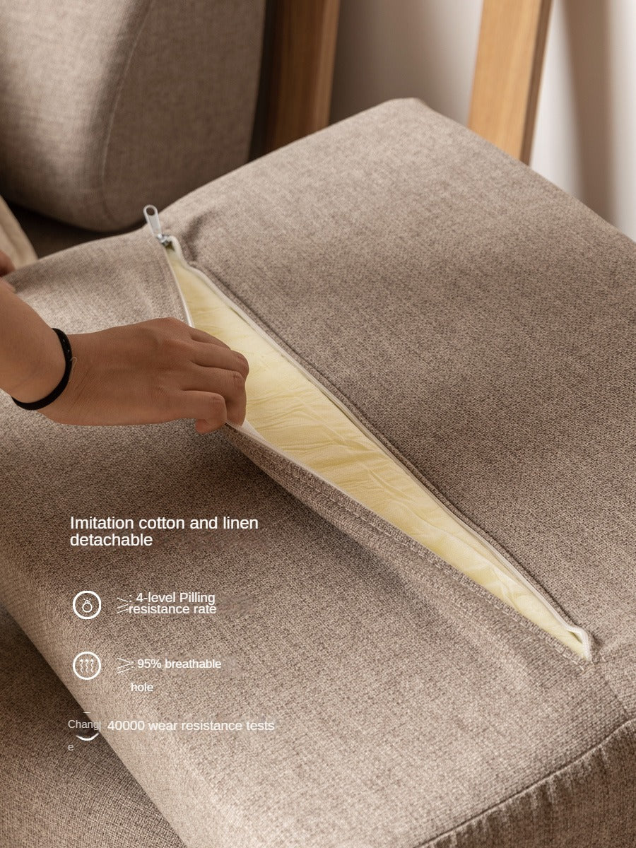 Ash Solid Wood Modern Sofa.