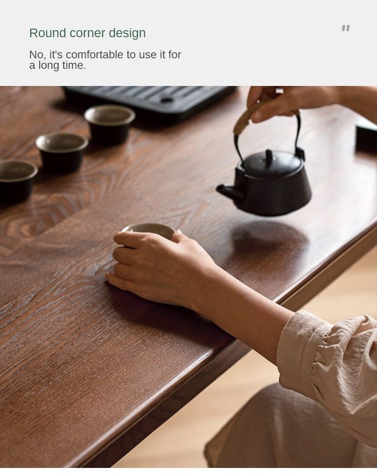 Ash Solid Wood Modern Tea Table