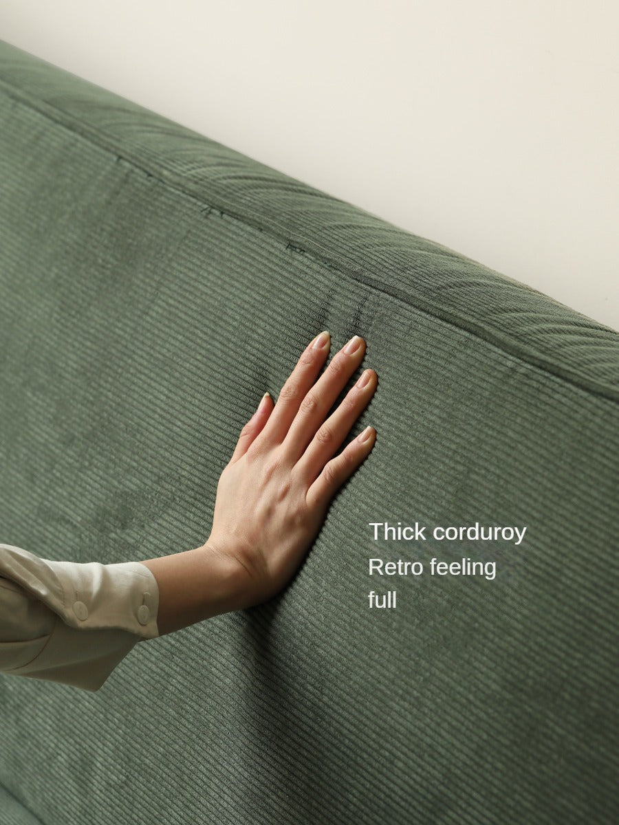 Retro Corduroy Sleeper Sofa.