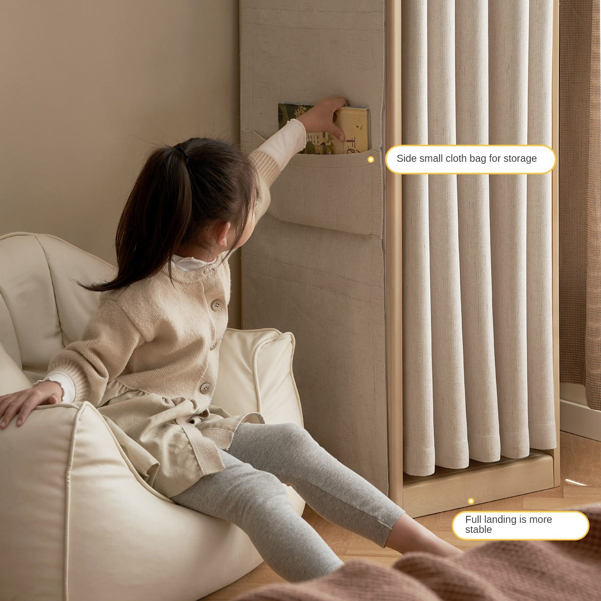 Birch Solid Wood Children's Wardrobe