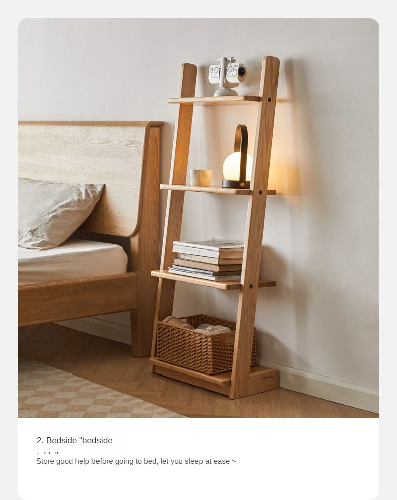 Oak, Beech Solid Wood Bookshelf Racks