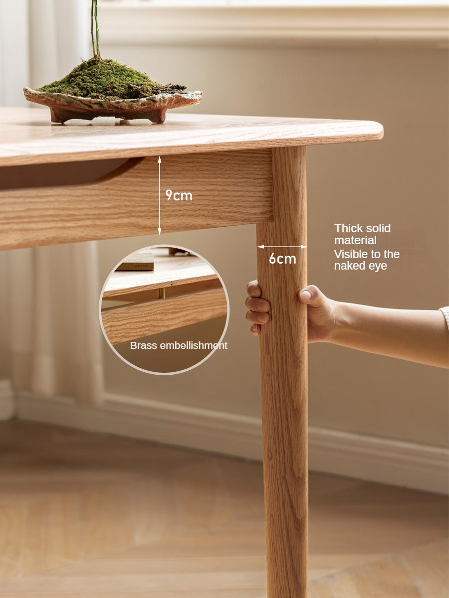 Oak Solid Wood Modern Tea Table