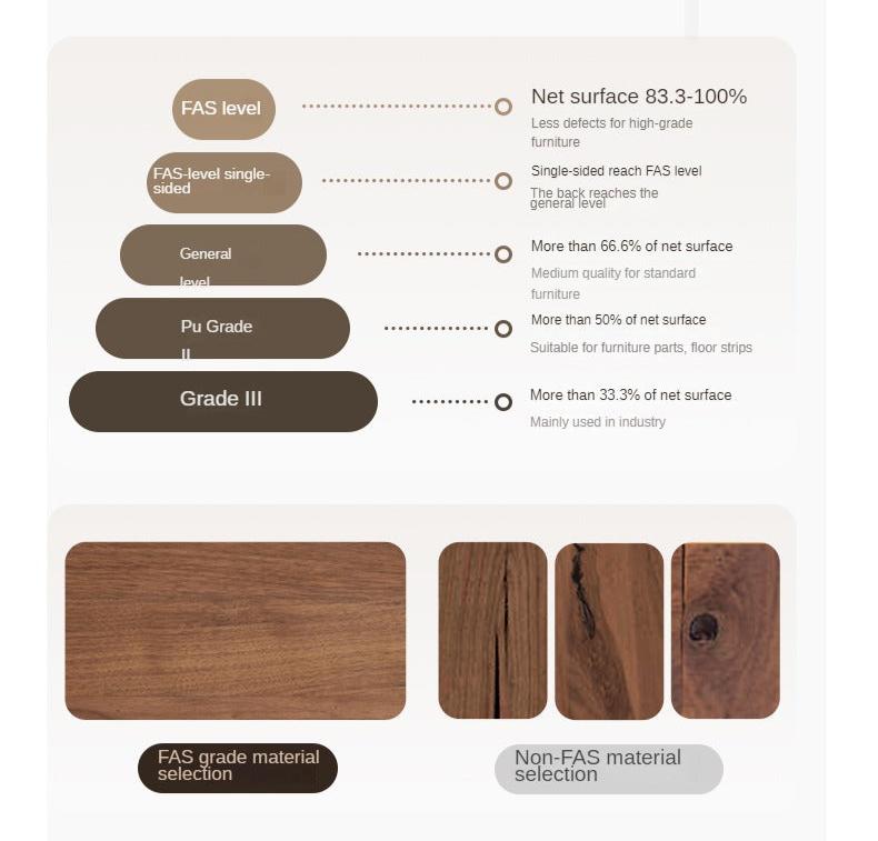 Black Walnut, Catalpa Solid Wood Drawer Storage Cabinet