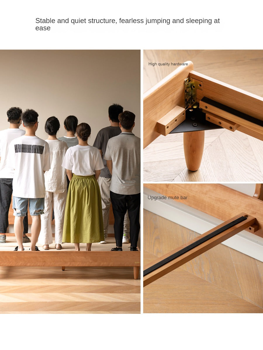 Cherry Wood Bed Modern