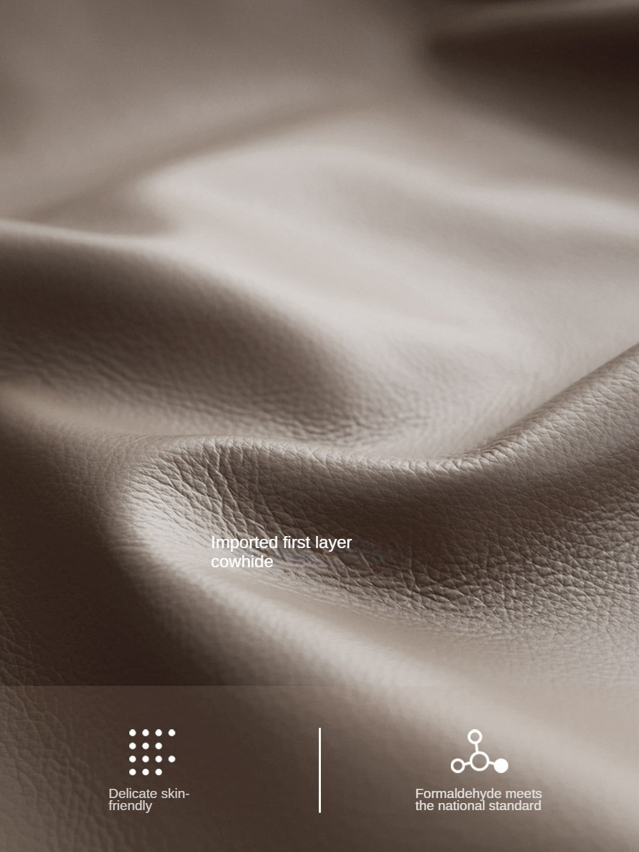 Black Walnut Solid Wood Top Layer Cowhide