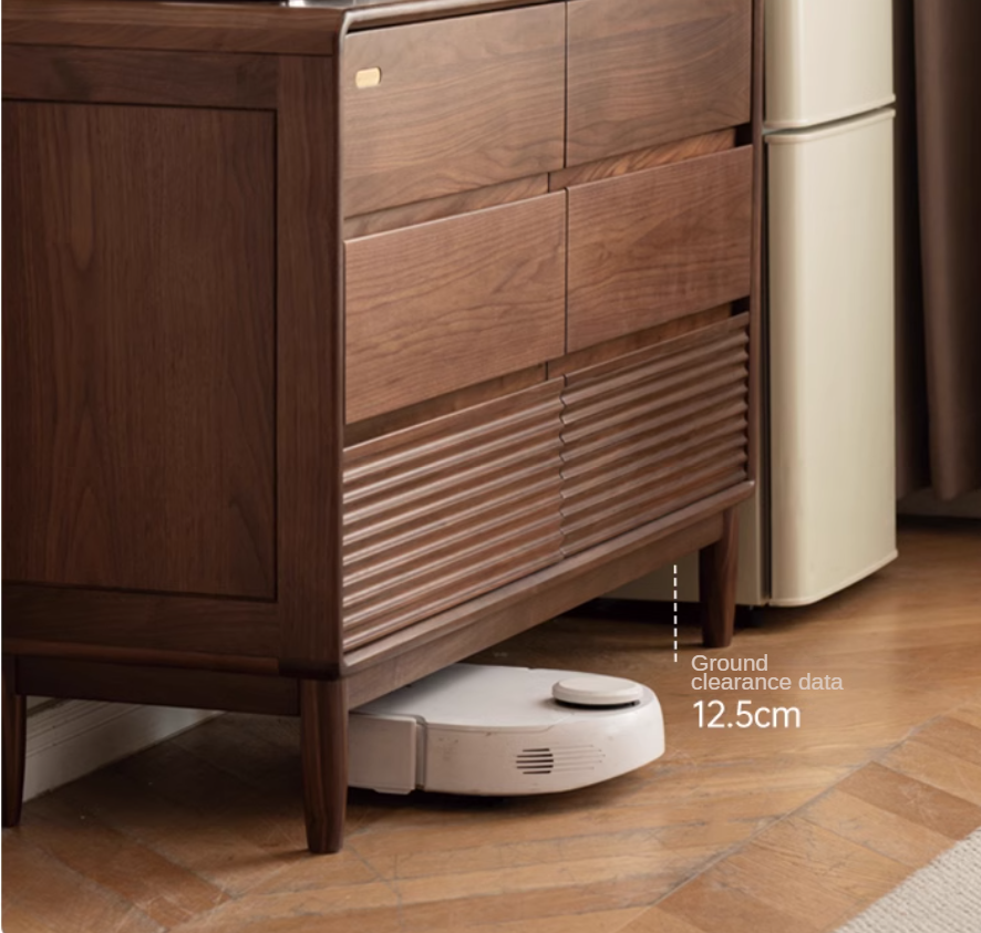 Black Walnut, Catalpa Solid Wood Drawer Storage Cabinet