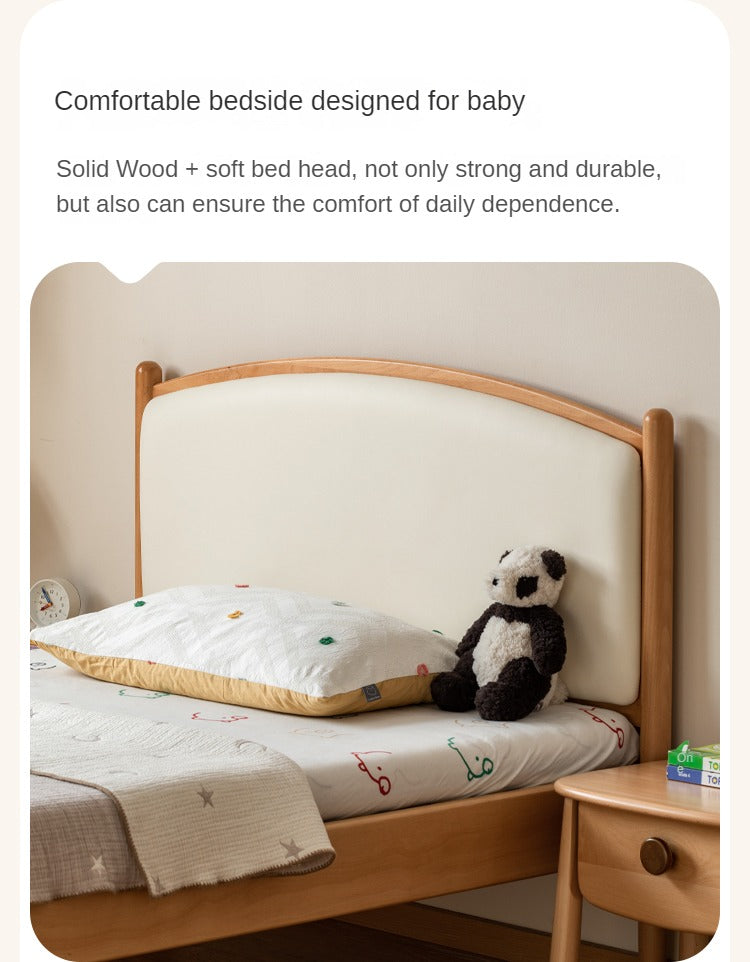 Beech solid wood Children's Soft Bed<