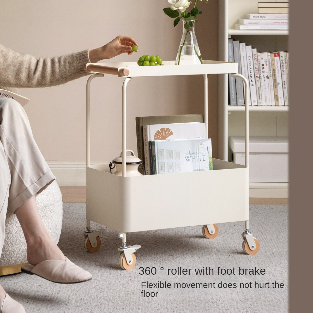 Storage Rack, Movable Small Cart