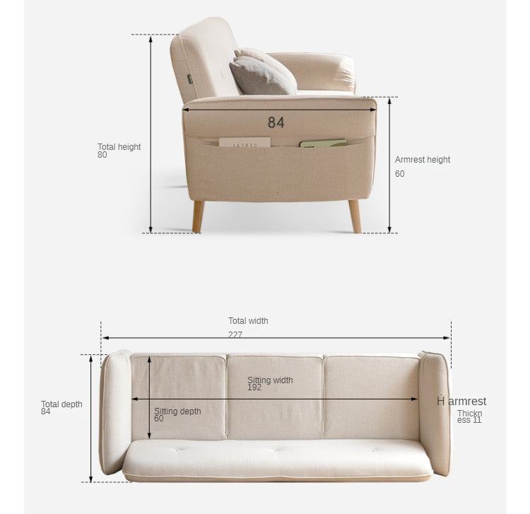 Fabric Multi-functional Sleeper Sofa