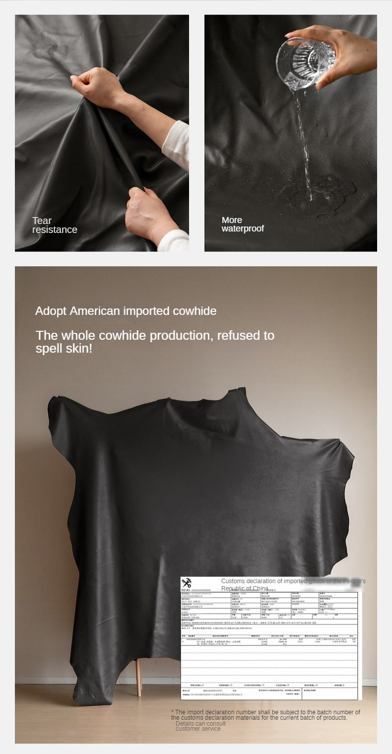 Leather Electric Italian Zero Wall Black Leather Sofa.