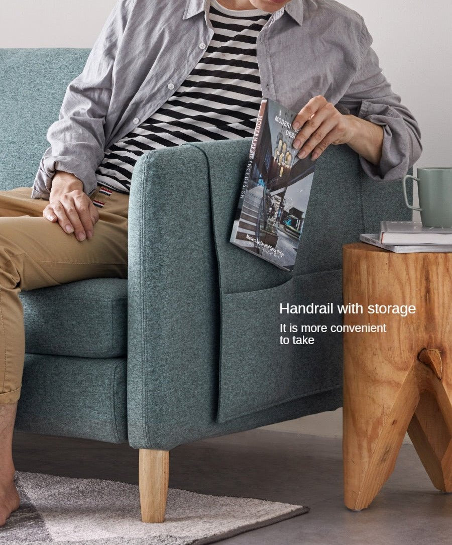 Fabric sofa simple modern.
