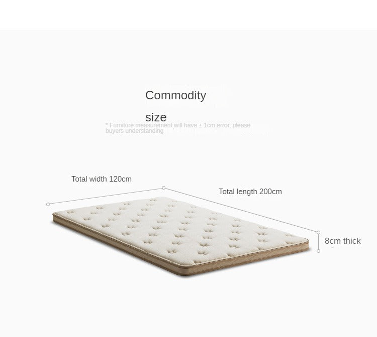 Jute Children's Mattress Full Pad Zero-Glue Spine Protection 8cm