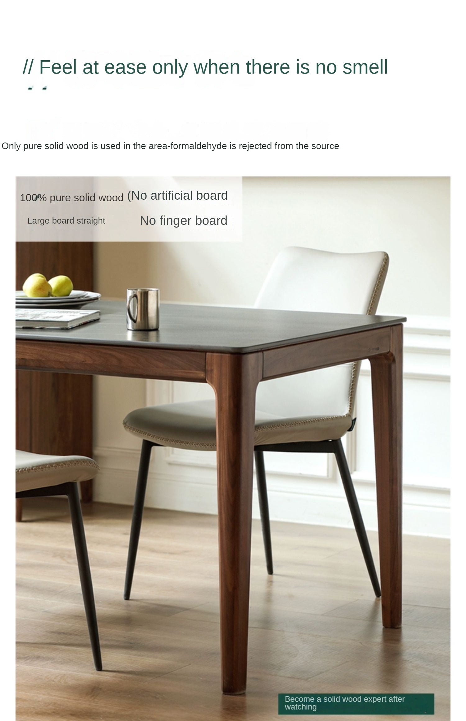 Black Walnut Dining Tables With Slate Top