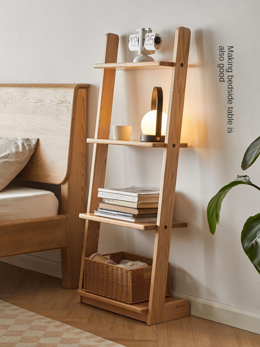 Oak, Beech Solid Wood Bookshelf Racks