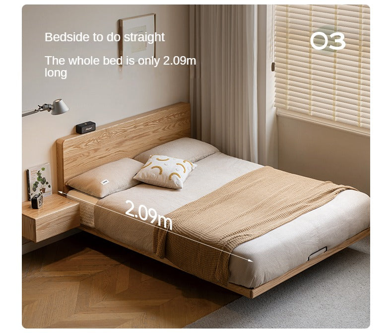 Rubber wood, Oak Solid Wood Suspended Bed