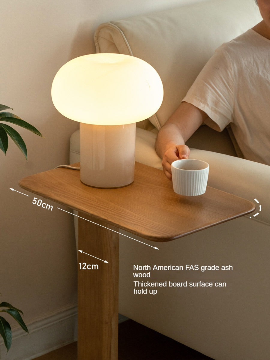 Ash, Oak, Black Walnut Solid Wood Side Table Modern Simple