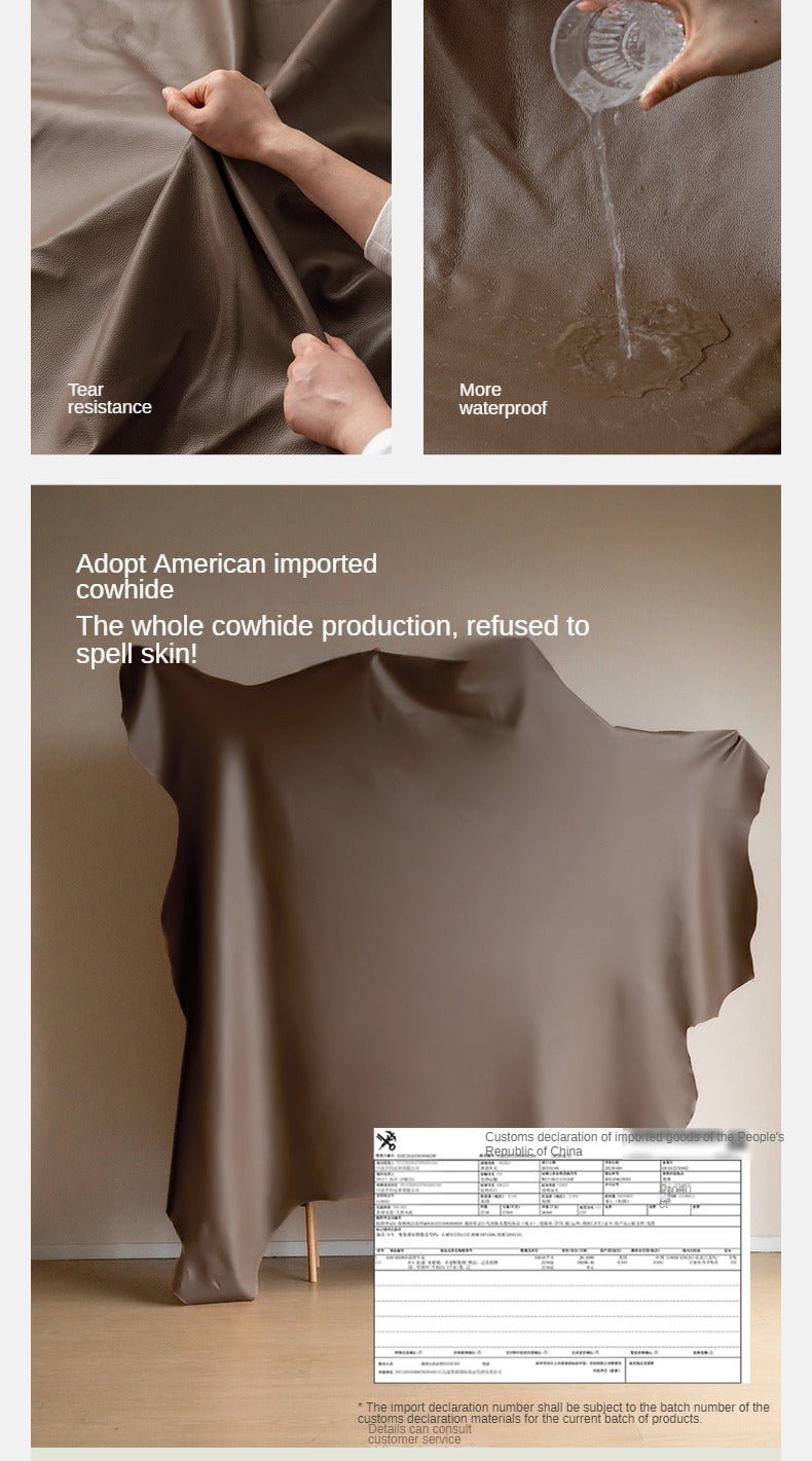 Leather Electric Dual-purpose Cowhide Sofa.