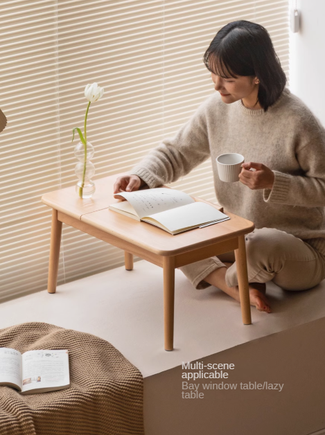Oak Solid Wood Bay Window Table