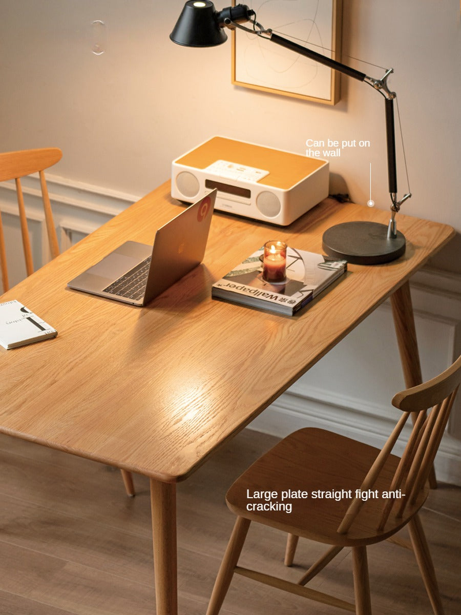 Oak Solid Wood Modern Dining Table
