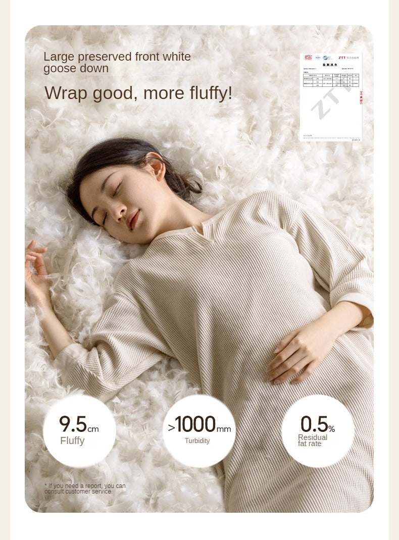 Fabric Sofa Italian Minimalist White Cloud Sofa.