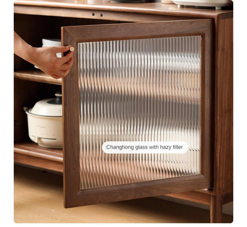 Black Walnut , South American Walnut, Catalpa Solid Wood Sideboard, Buffet Cabinet