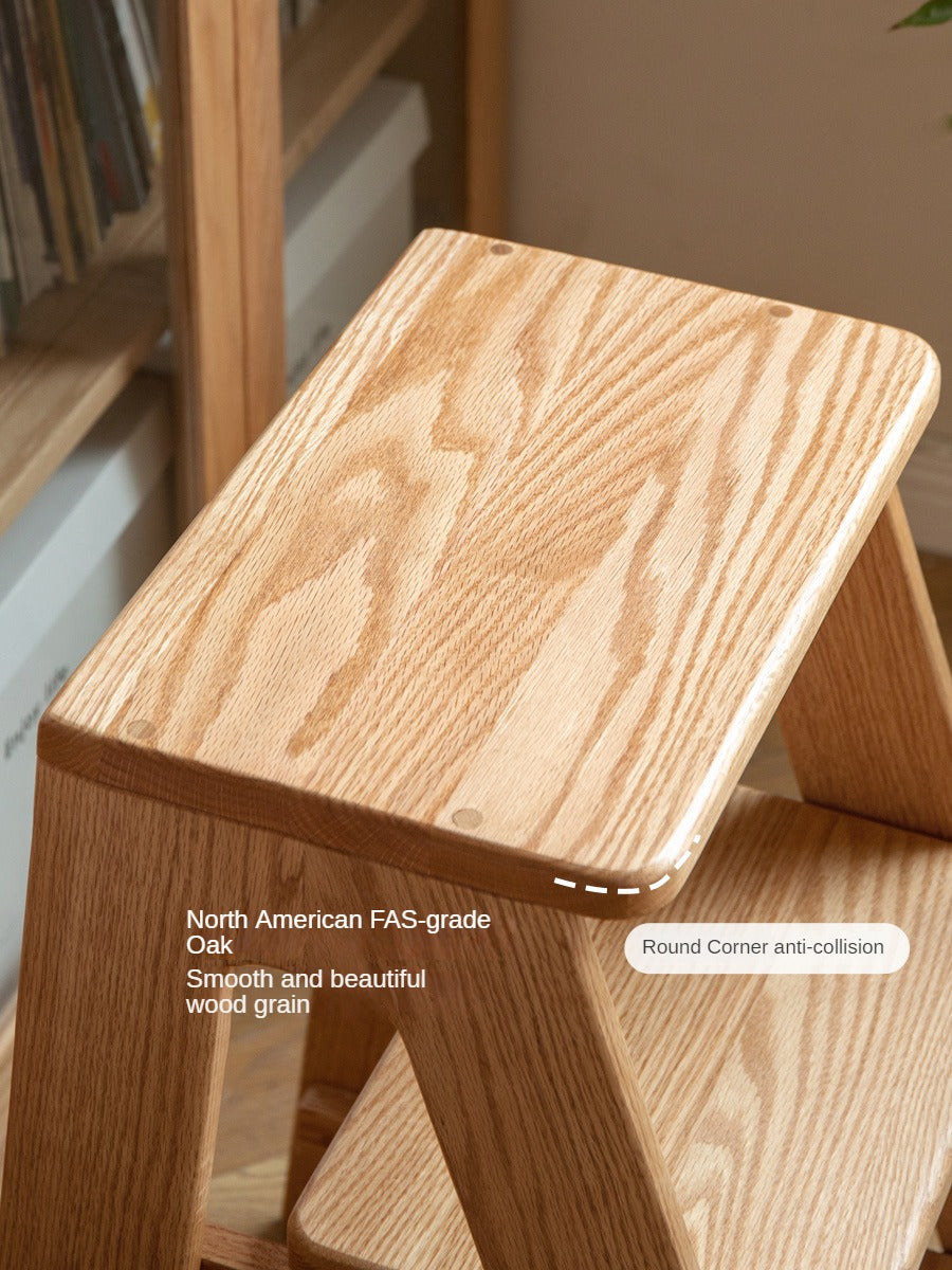 Oak Solid Wood Step Stool
