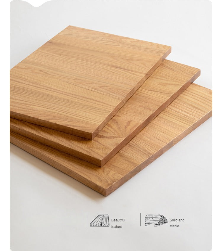 Oak Solid Wood Large Log Style Dining Table